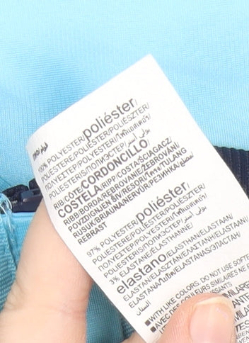 Under Armour Unisex Baby Blue Colourblock Hooded Track Jacket 3-6 Months