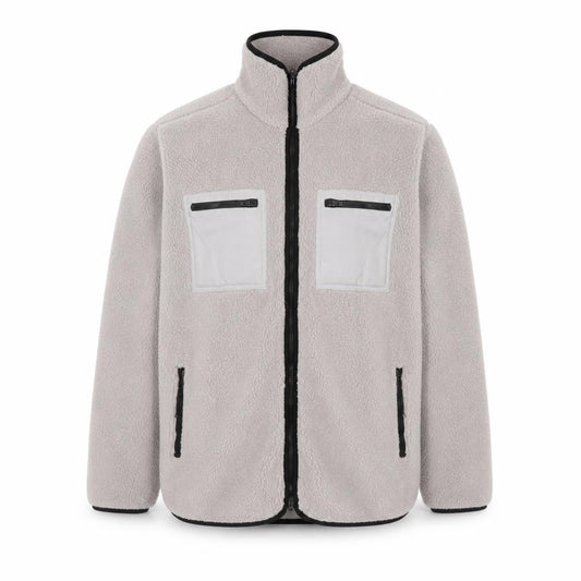 Bara Sportswear Men's Grey XS Fleece Full Zip Outdoor Jacket