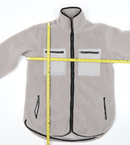 Bara Sportswear Men's Grey XS Fleece Full Zip Outdoor Jacket