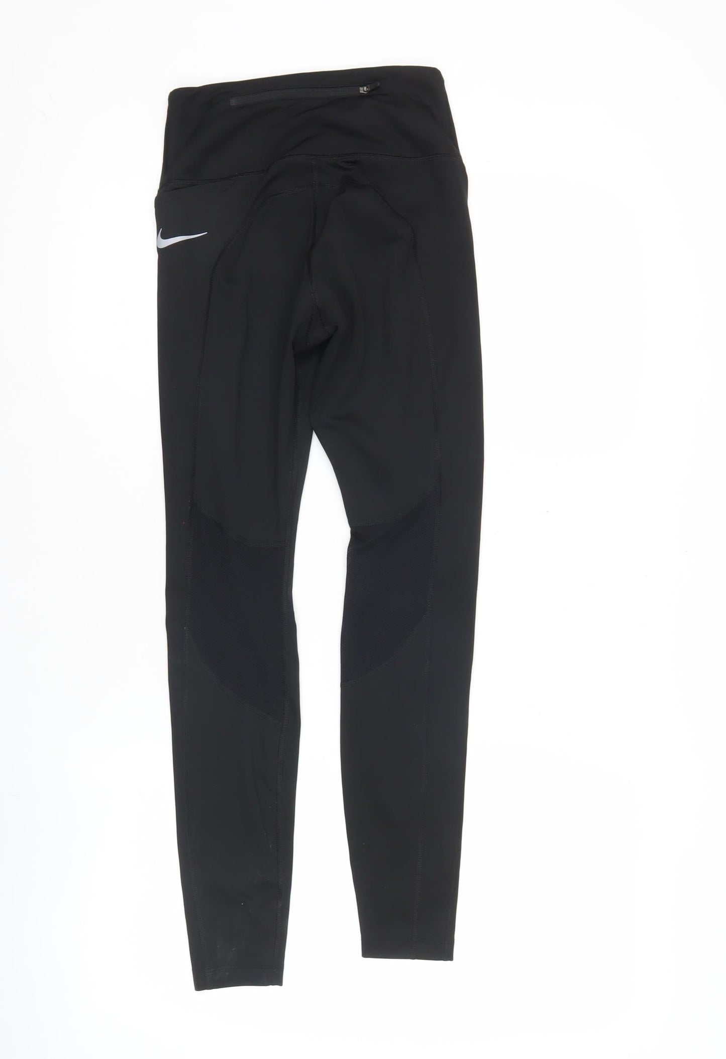 Nike Women's Black Dri-FIT XS Slim Fit Running Leggings