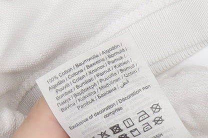 Jack & Jones Men’s White 2XL Short Sleeve Cotton Polo Shirt