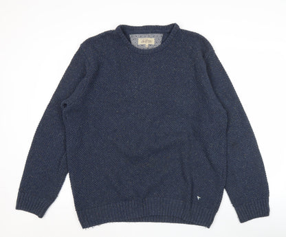 Daniel Grahame Drifter Men's Blue 2XL Crew Neck Knit Jumper