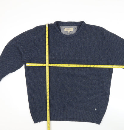 Daniel Grahame Drifter Men's Blue 2XL Crew Neck Knit Jumper