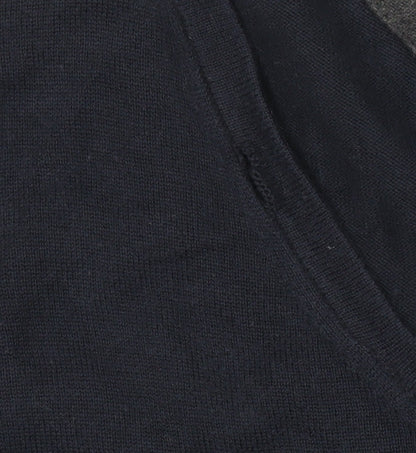 Tommy Hilfiger Men’s Blue 2XL V-Neck Cotton Silk Jumper