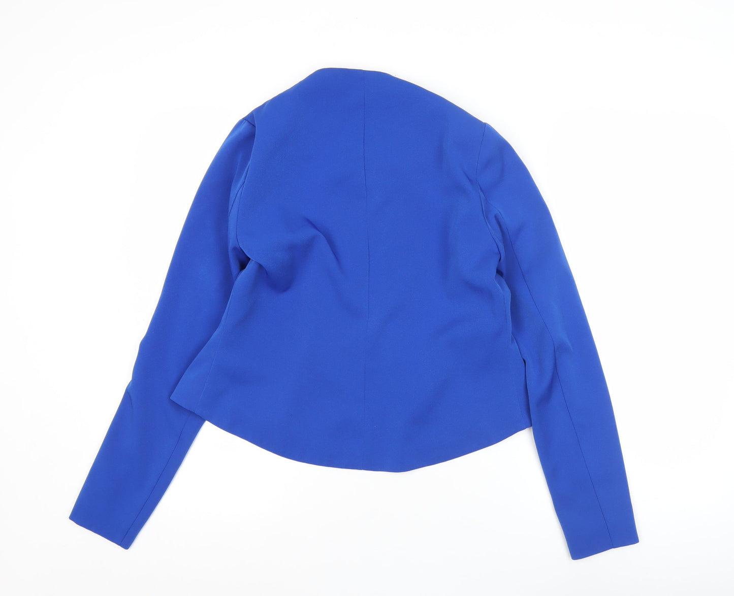Vero Moda Women's Blue Long Sleeve Lined Open Blazer Size 6