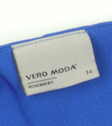 Vero Moda Women's Blue Long Sleeve Lined Open Blazer Size 6