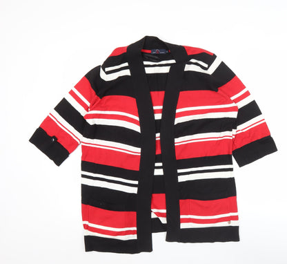 Paco Marine Women’s Multicoloured Striped Cotton Cardigan Size L