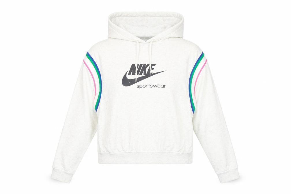 Womens UK Size S Nike Beige Pullover Hoodie