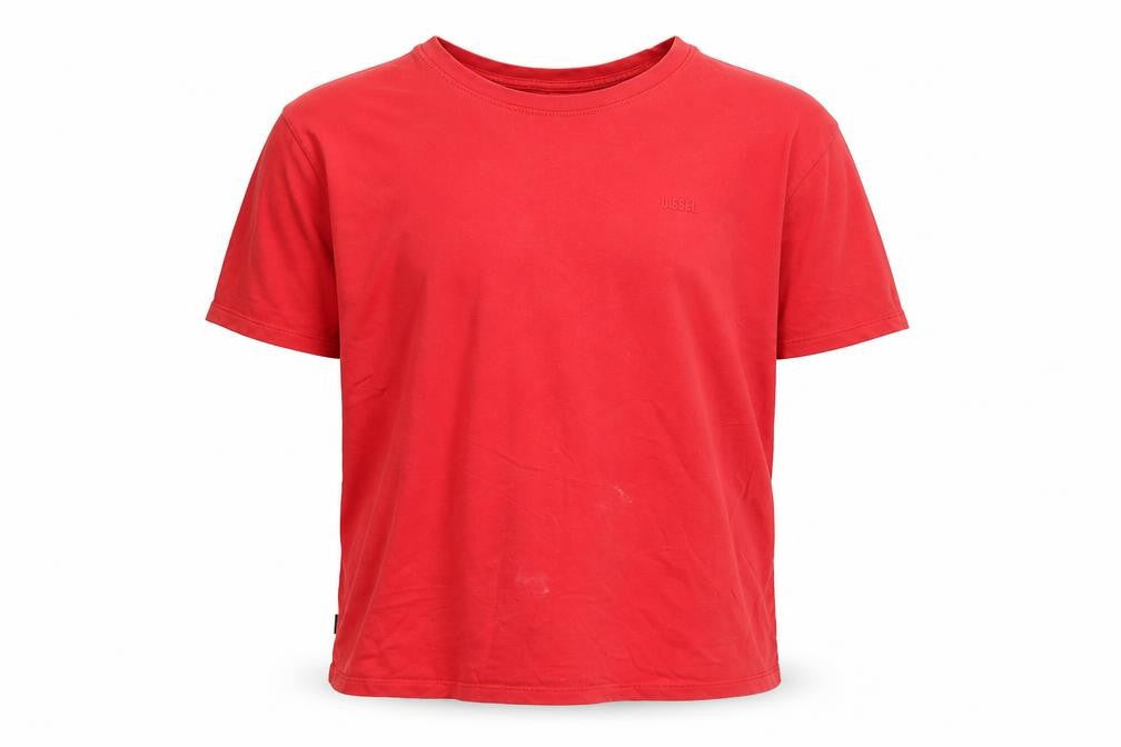 Mens UK Size L Diesel Red  T-Shirt