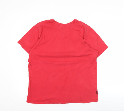 Mens UK Size L Diesel Red  T-Shirt