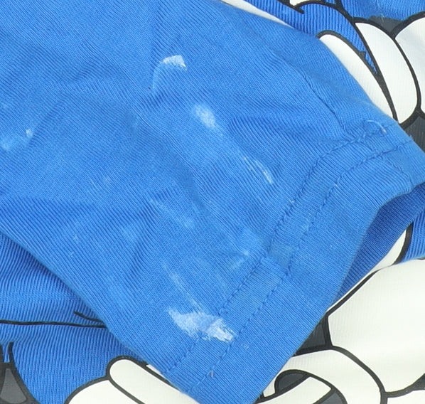 Sega Boys Blue Sonic the Hedgehog Long Sleeve T-Shirt 3-4 Years