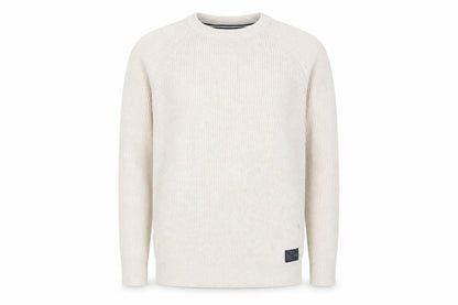 Selected Homme Men’s Beige Cotton Knit Pullover Jumper L