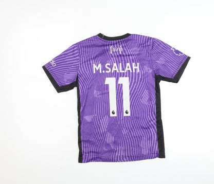 Nike Boys Liverpool FC Purple Dri-Fit Football Jersey T-Shirt 6 Years
