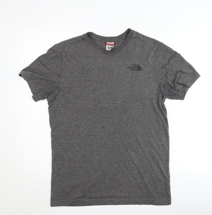 The North Face Men's Grey Short Sleeve Crew Neck T-Shirt Size S