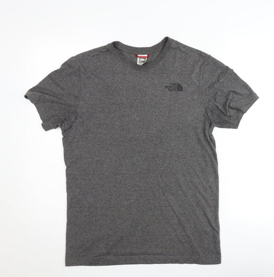 The North Face Men's Grey Short Sleeve Crew Neck T-Shirt Size S