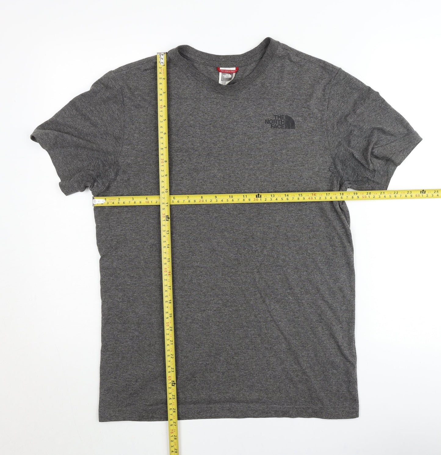 The North Face Men's Grey Short Sleeve Crew Neck T-Shirt Size S