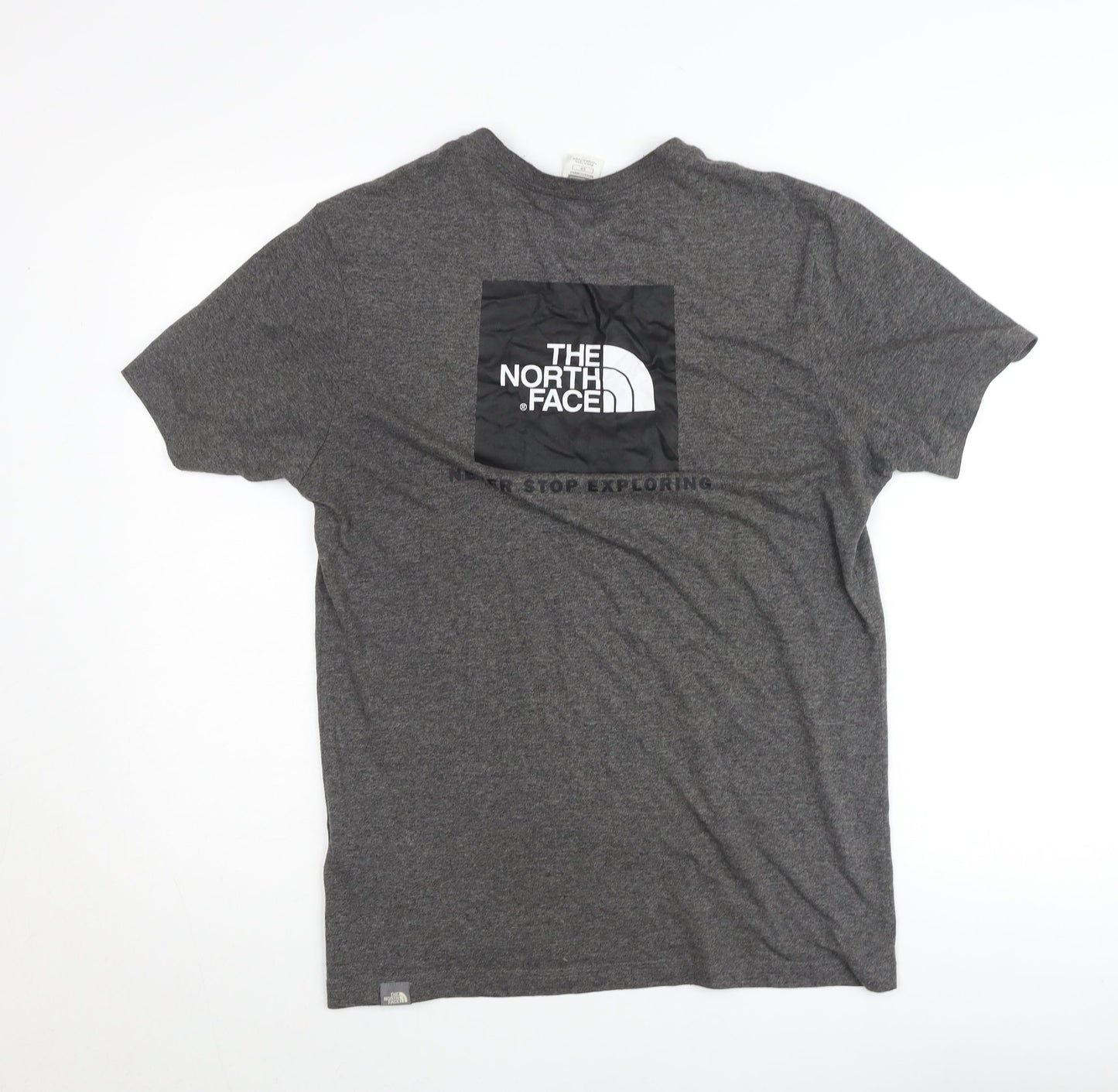 The North Face Men's Grey Short Sleeve Crew Neck T-Shirt Size S