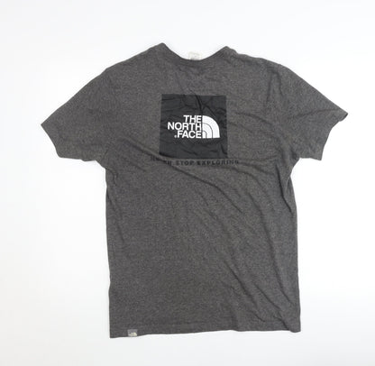 The North Face Men's Grey Short Sleeve Crew Neck T-Shirt Size S