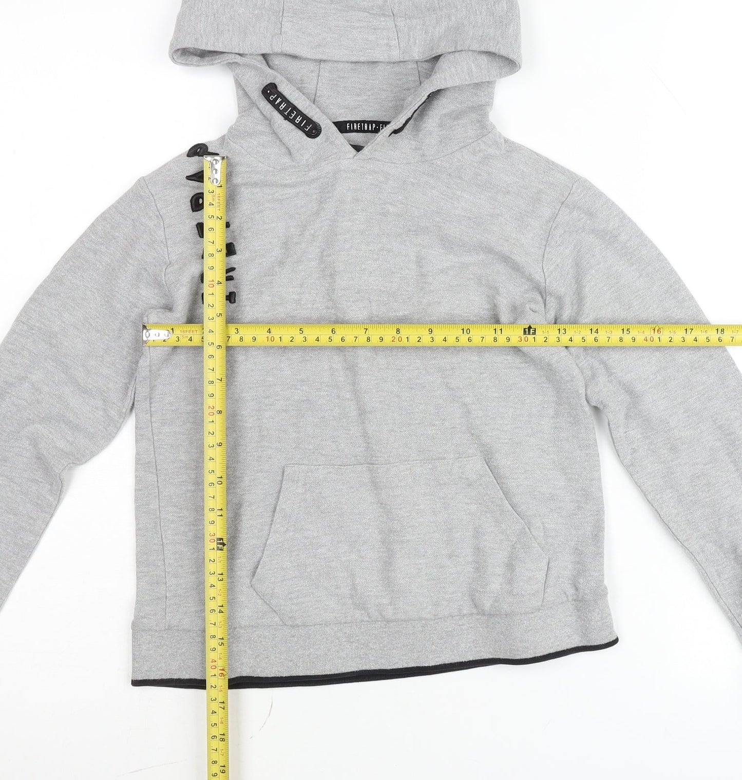 Boys UK Size 9-10 Years Firetrap Grey Pullover Jumper