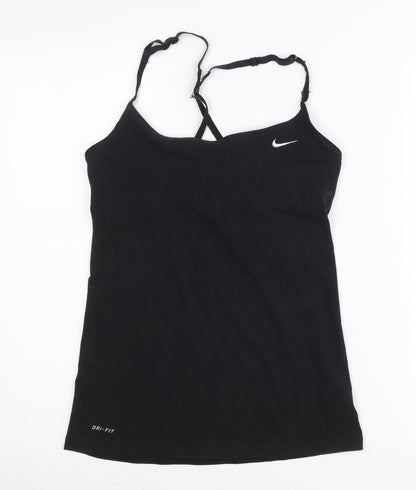 Nike Women’s Black Dri-FIT Camisole Tank Top Medium