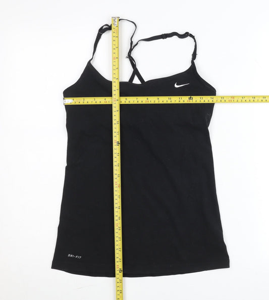 Nike Women’s Black Dri-FIT Camisole Tank Top Medium