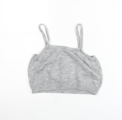 ASOS DESIGN Women’s Grey Knit Camisole Tank Top Size 10