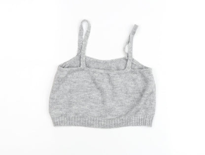 ASOS DESIGN Women’s Grey Knit Camisole Tank Top Size 10