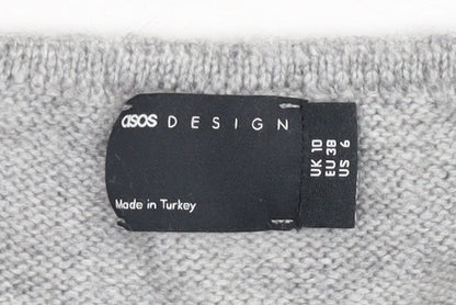 ASOS DESIGN Women’s Grey Knit Camisole Tank Top Size 10