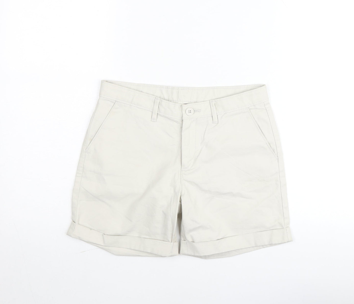 Gap Kids Boys Beige Chino Shorts Size 16 Regular Casual Summer Wear