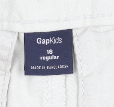 Gap Kids Boys Beige Chino Shorts Size 16 Regular Casual Summer Wear