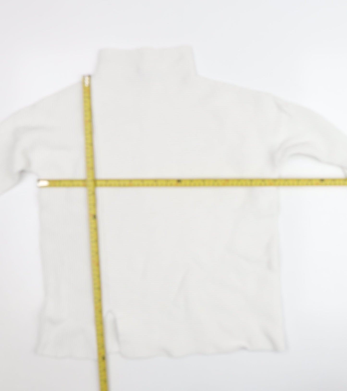 French Connection Women’s White Roll Neck Rib-Knit Jumper XS
