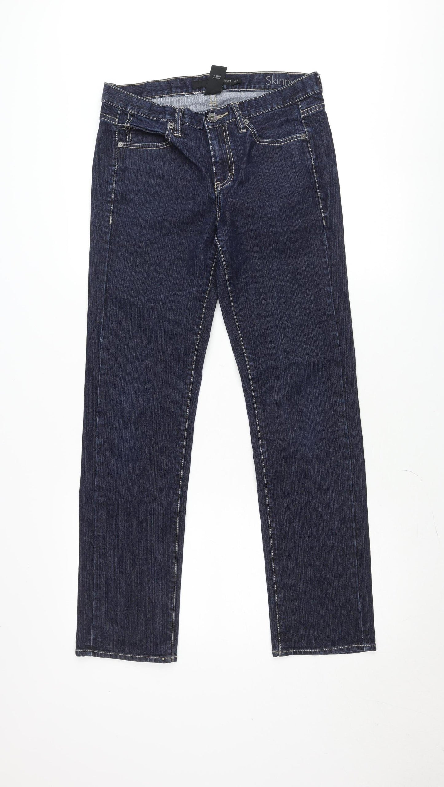 Calvin Klein Womens Blue Skinny Jeans Size 6 Slim Fit Denim