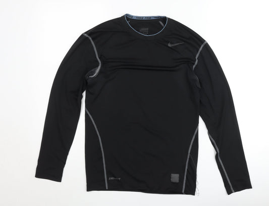 Nike Men's Black Long Sleeve Pro Compression Top Medium
