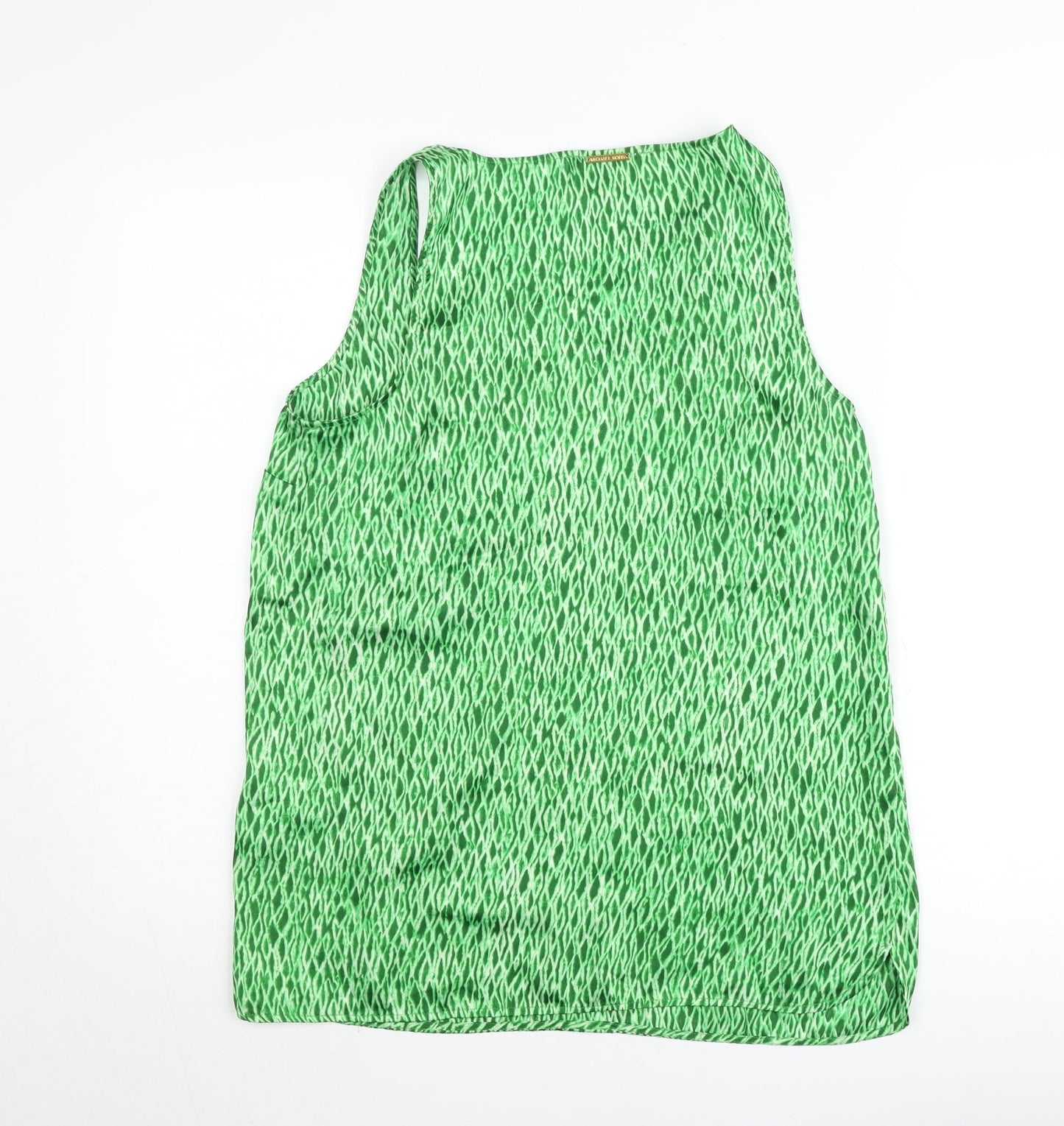 Womens UK Size M Michael Kors Green Basic Tank
