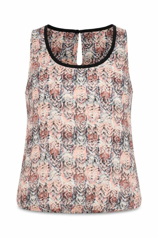 Vila Women’s Multicoloured Sleeveless Chiffon Tank Top Size M