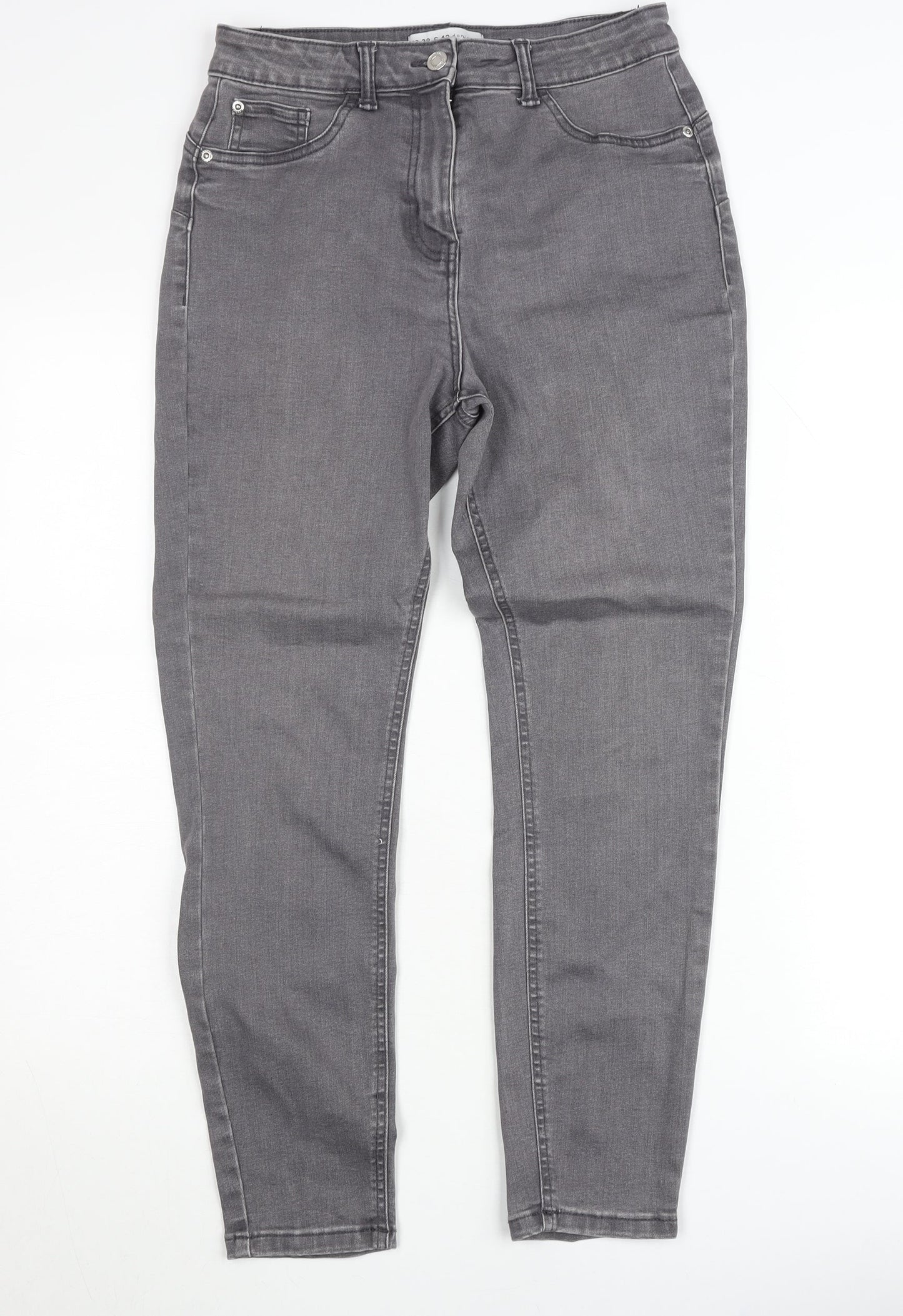 Primark Women’s Grey Skinny Slim Fit Denim Jeans Size 10