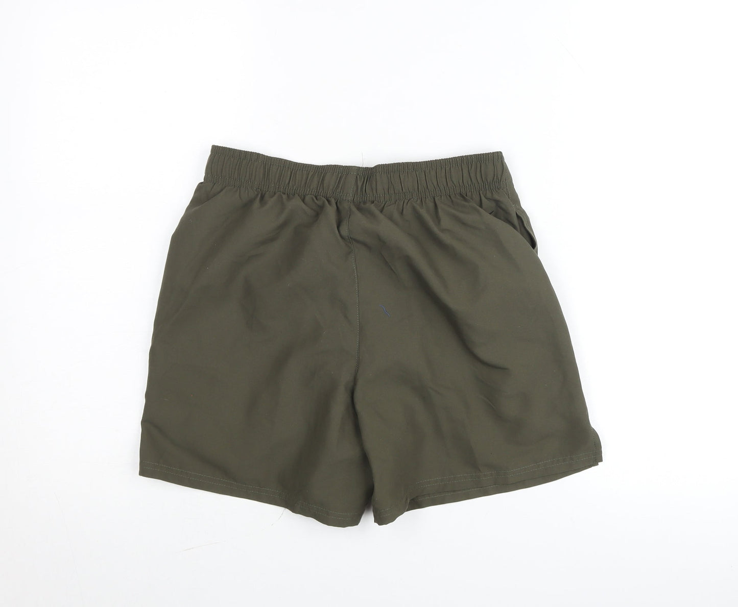 Nike Boys Green Small Athletic Shorts Quick Dry Polyester Activewear