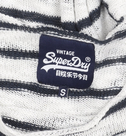 Womens UK Size S Superdry White Pullover Jumper