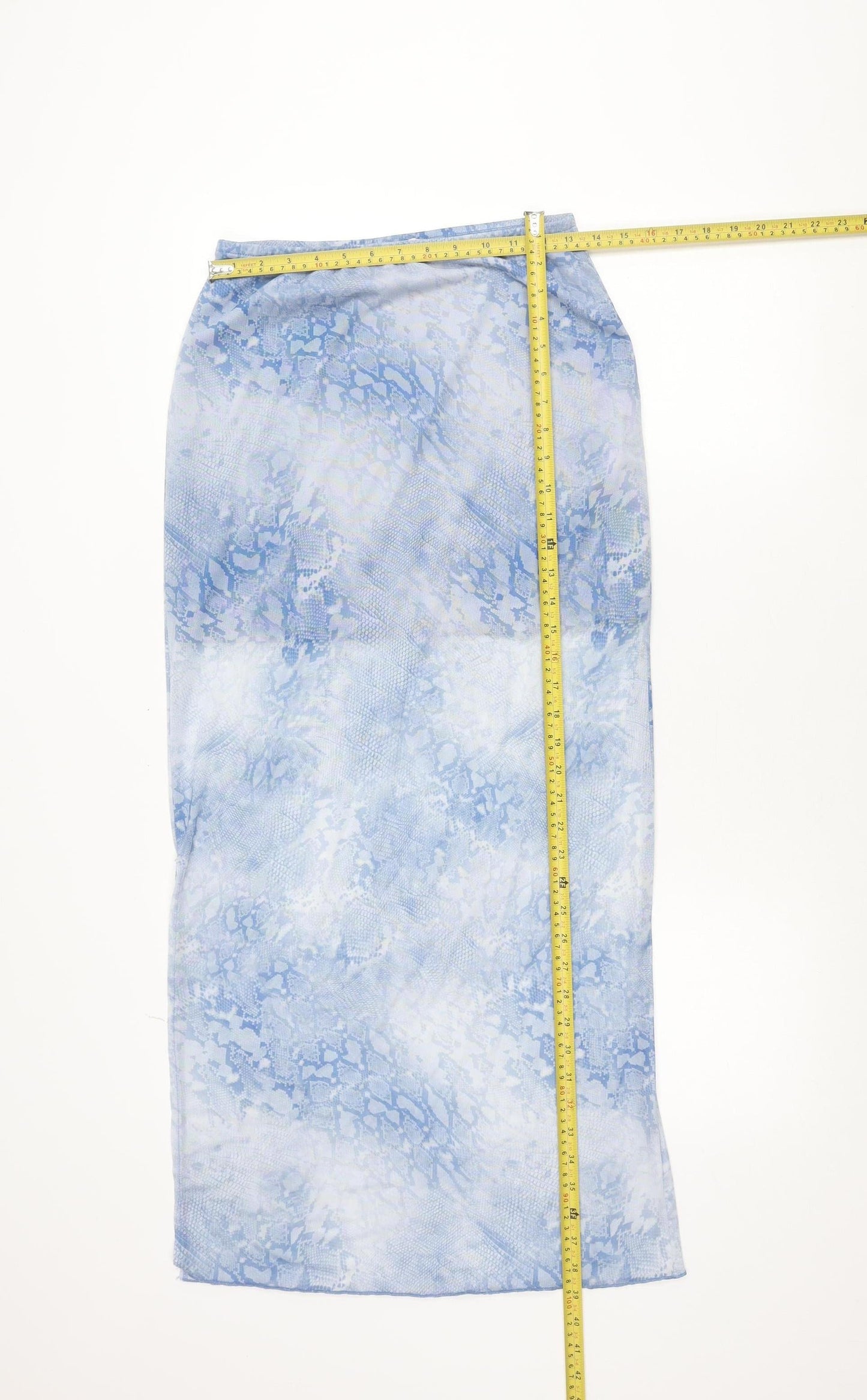 Primark Women’s Blue Animal Print Pencil Skirt Size S