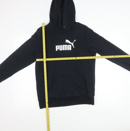 Puma Women's Black Size 14 Pullover Hoodie Sweatshirt