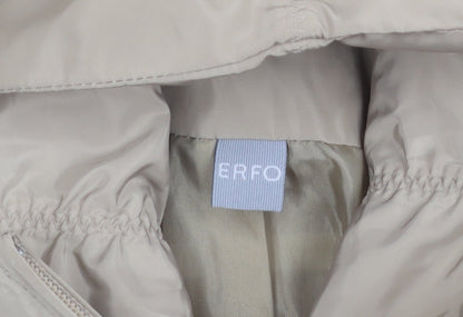 ERFO Womens Beige Lightweight Zip Waistcoat Size 8