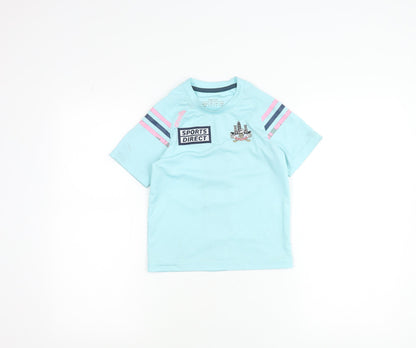 O'Neills Girls Blue Short Sleeve Sports Jersey T-Shirt 5-6 Years