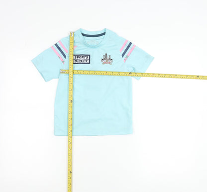 O'Neills Girls Blue Short Sleeve Sports Jersey T-Shirt 5-6 Years