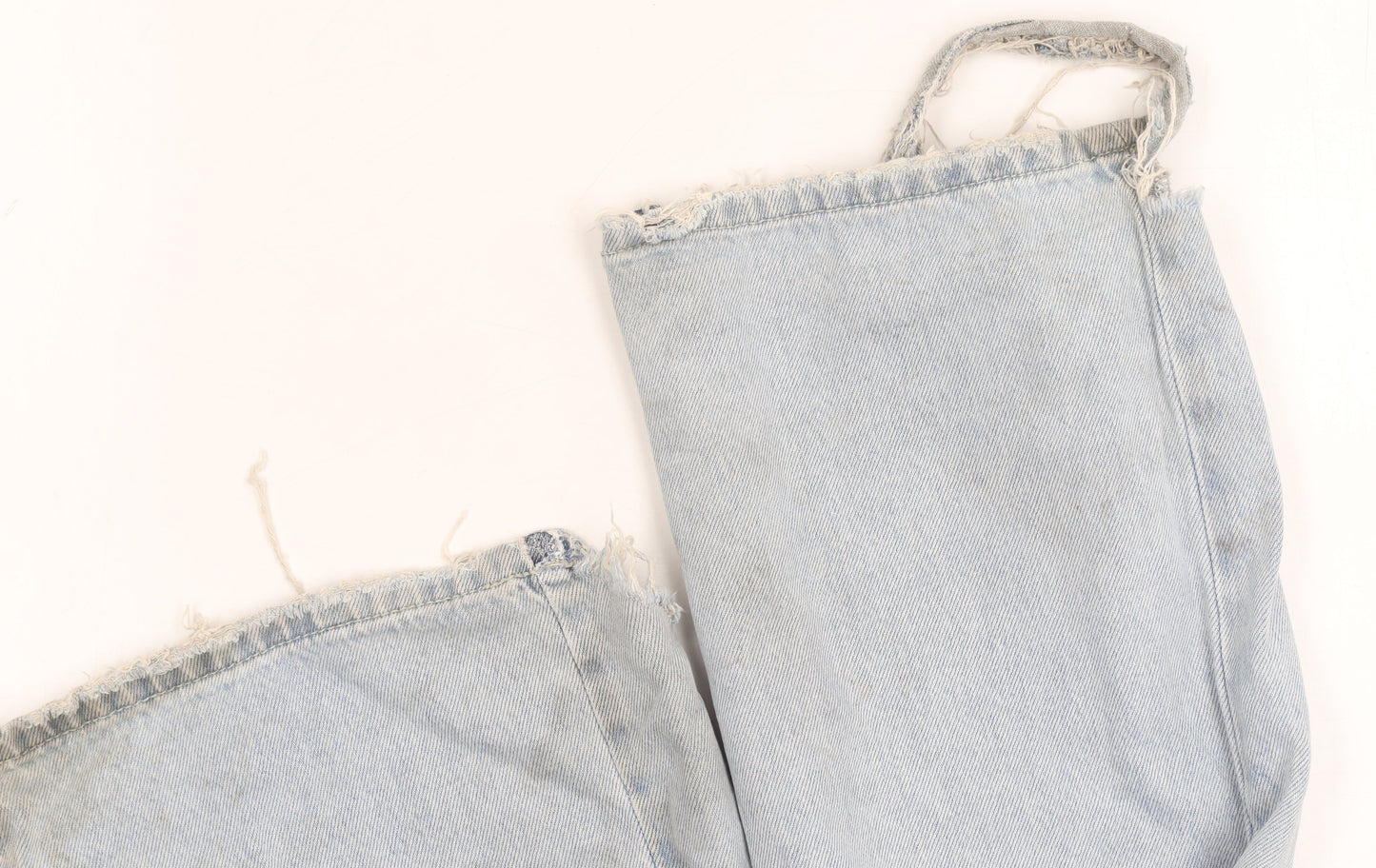 Stradivarius Women Blue Distressed Straight Jeans UK 6