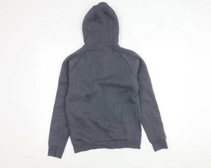 McKenzie Boys Grey Black Hooded Track Jacket 12-13 Years Full Zip Lined
