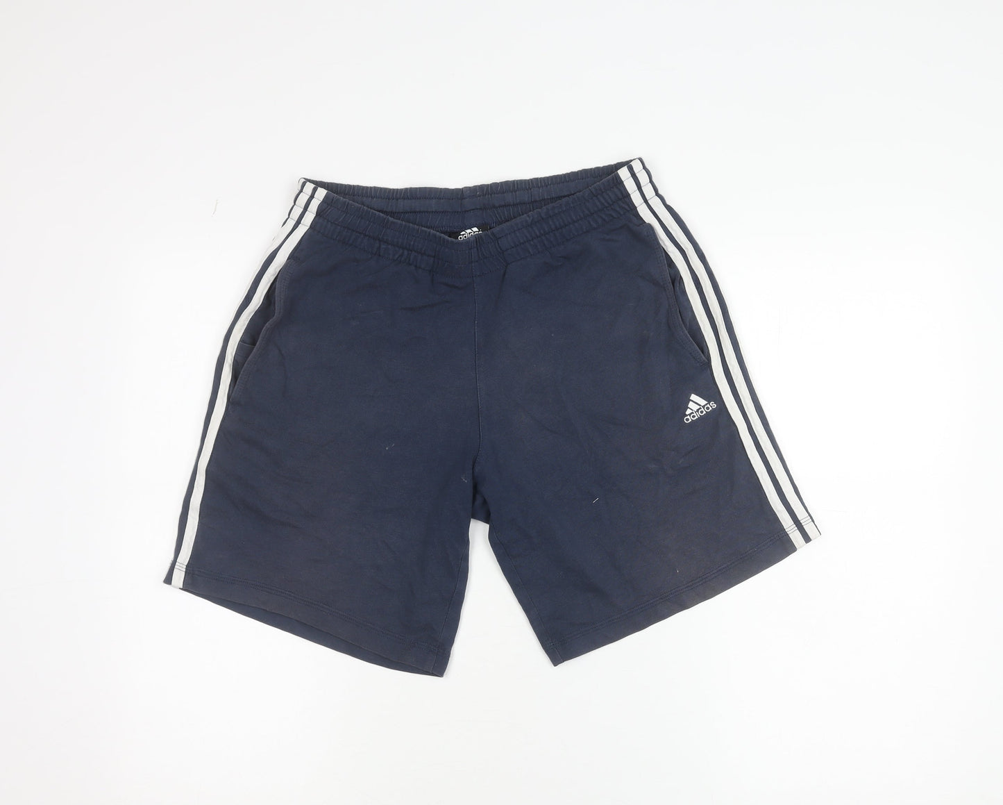 Adidas Men’s Blue Small Sweat Shorts Performance Essentials