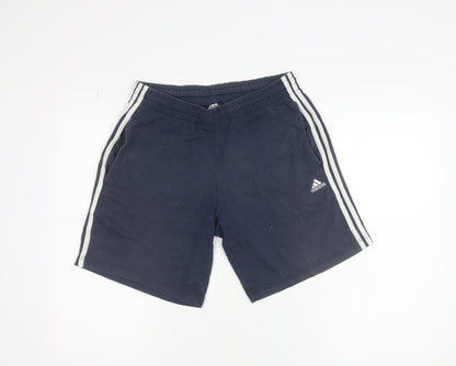 Adidas Men’s Blue Small Sweat Shorts Performance Essentials