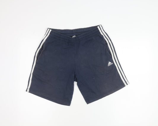 Adidas Men’s Blue Small Sweat Shorts Performance Essentials