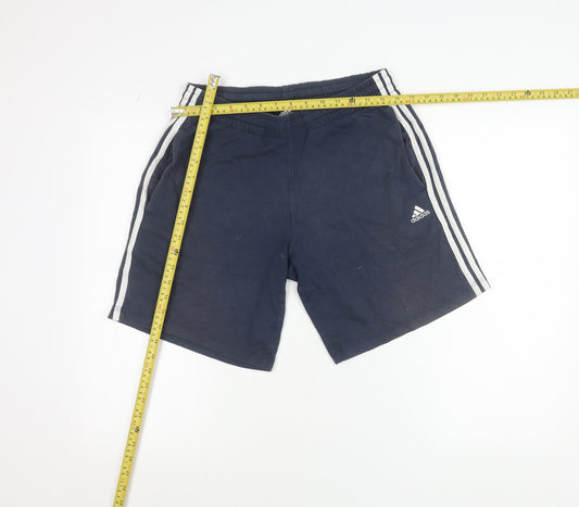 Adidas Men’s Blue Small Sweat Shorts Performance Essentials