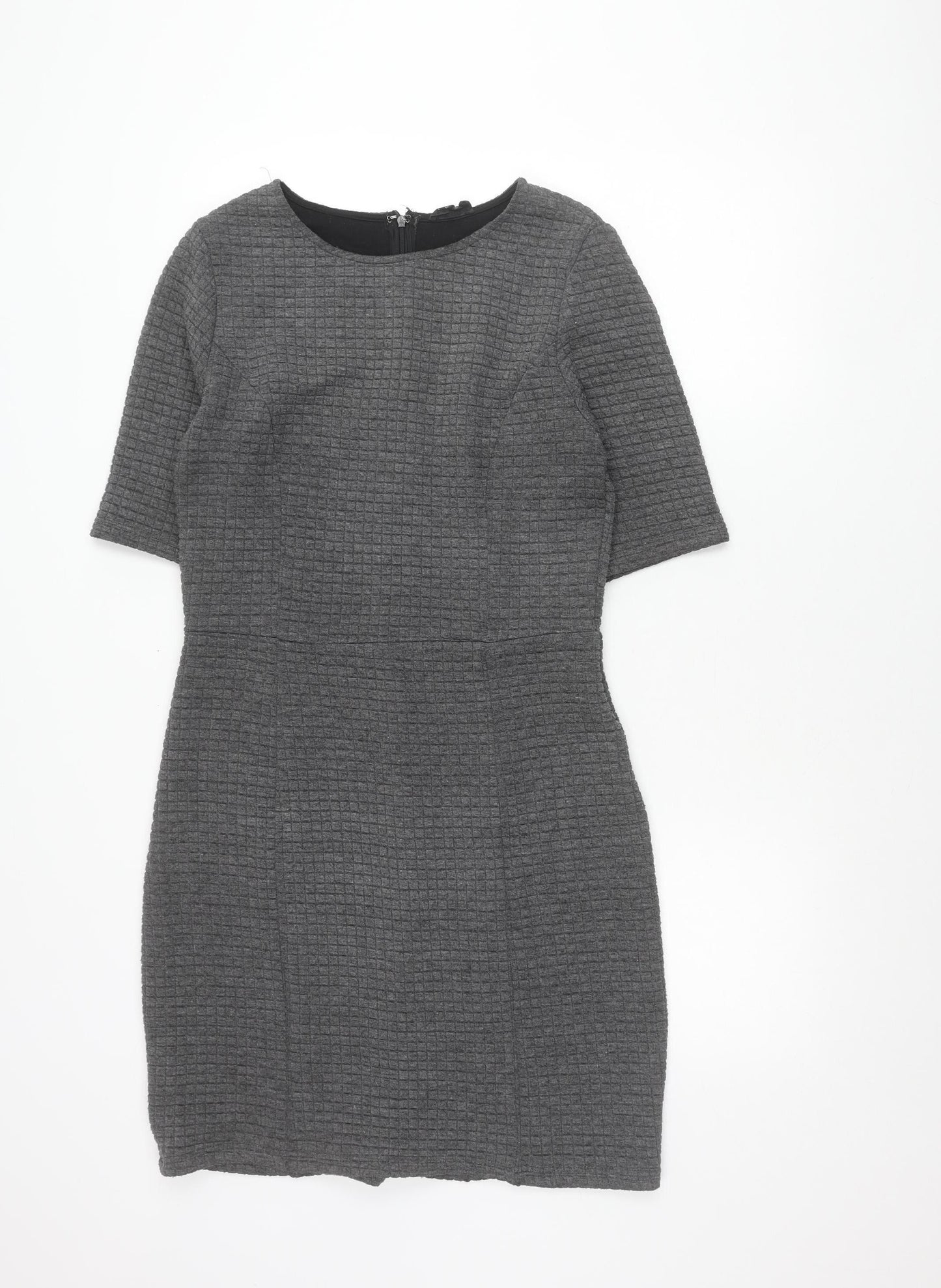 Puppy Lux Women Grey Bodycon Knee Length Dress Size 12